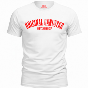 T-Shirt Original Gangster Roots Run Deep WEIS-ROT